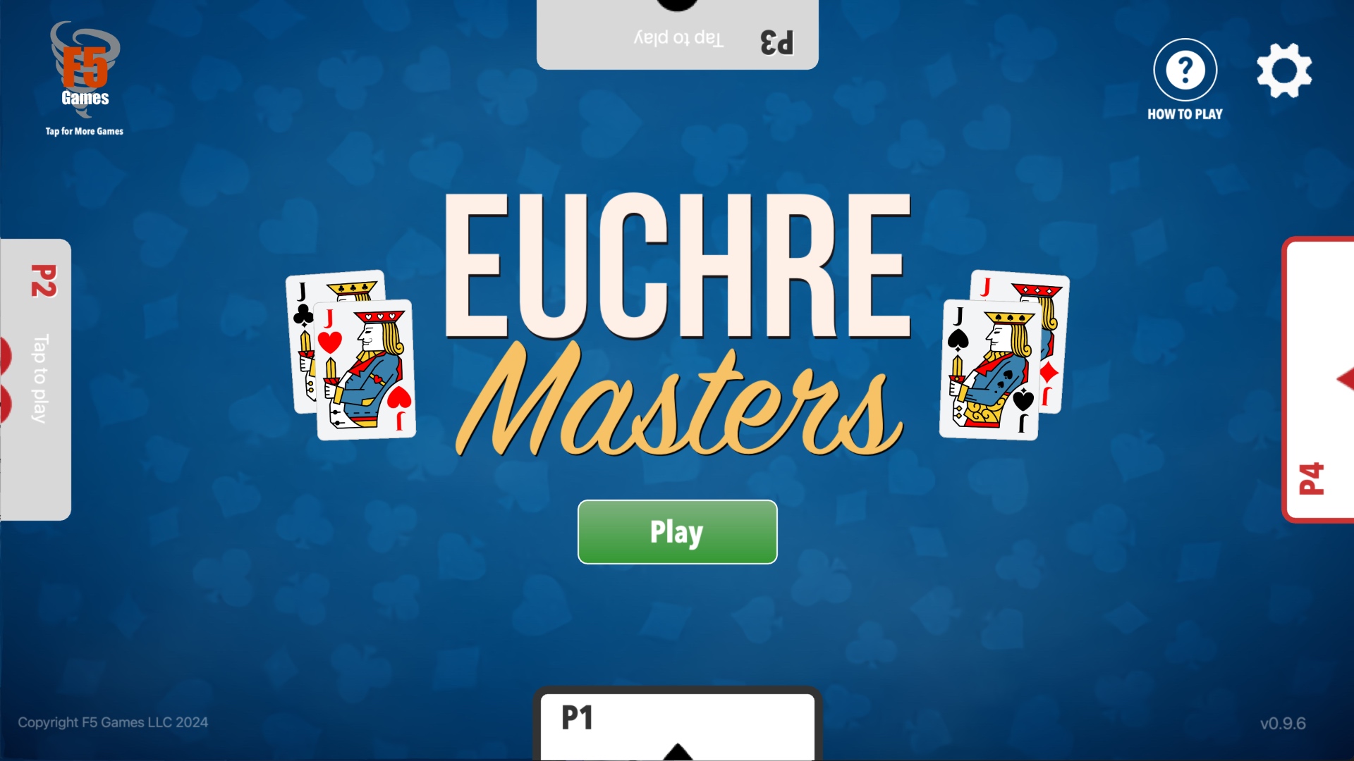 Euchre masters homescreen